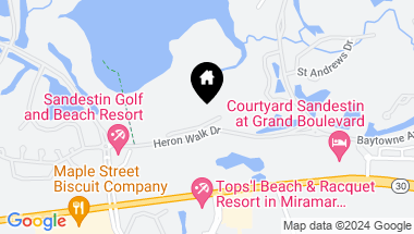 Map of 8973 Heron Walk Drive, # 8973, Miramar Beach FL, 32550