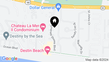 Map of 22 Sapphire Cove, Miramar Beach FL, 32550