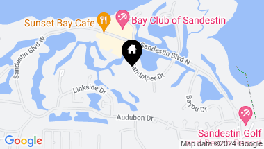 Map of 753 Sandpiper Drive, # 10536, Miramar Beach FL, 32550