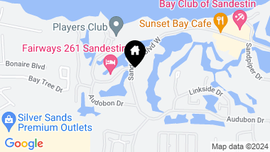 Map of 292 W Sandestin Boulevard, Miramar Beach FL, 32550