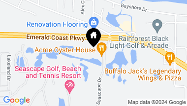 Map of 90 Seascape Drive, 1306, Miramar Beach FL, 32550