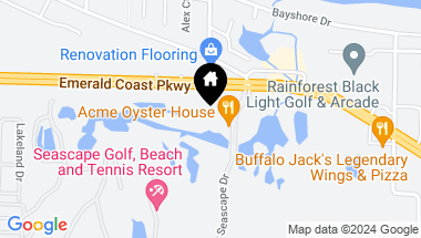 Map of 90 Seascape Drive, 1206, Miramar Beach FL, 32550