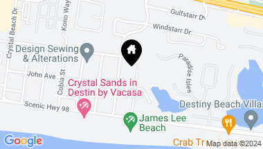 Map of 82 Sunfish Street, Destin FL, 32541