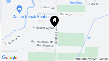 Map of lot 15 Pheasant Way, Santa Rosa Beach FL, 32459