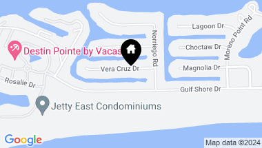 Map of 522 Vera Cruz Drive, Destin FL, 32541