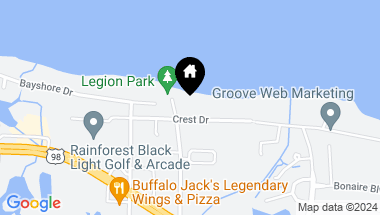 Map of 151 Crest Drive, Miramar Beach FL, 32550