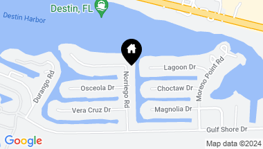 Map of 24 Norriego Road, Destin FL, 32541