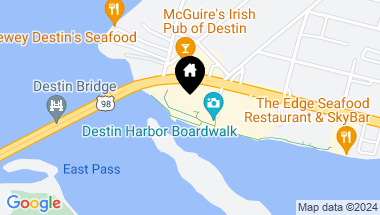Map of 10 Harbor Boulevard, E407A, Destin FL, 32541