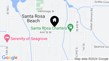 Map of 221 Central 6Th Street, Santa Rosa Beach FL, 32459