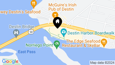 Map of 10 Harbor Boulevard, E307E, Destin FL, 32541
