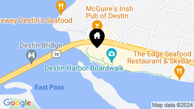 Map of 10 Harbor Boulevard, E1106, Destin FL, 32541
