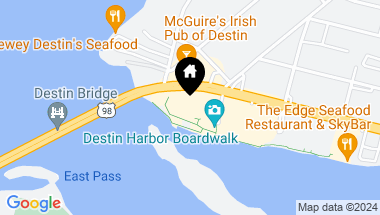 Map of 10 Harbor Boulevard, E102B, Destin FL, 32541