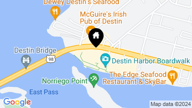 Map of 10 Harbor Boulevard, E511C, Destin FL, 32541