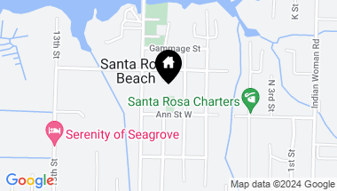 Map of 000 Central 8Th Street, Santa Rosa Beach FL, 32459