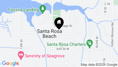 Map of 20 Parcells Place, Santa Rosa Beach FL, 32459