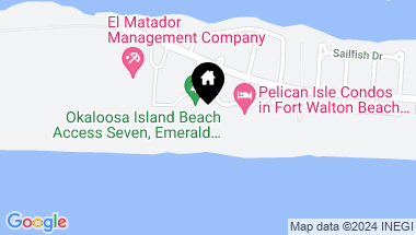 Map of 874 Venus Court, 107, Fort Walton Beach FL, 32548