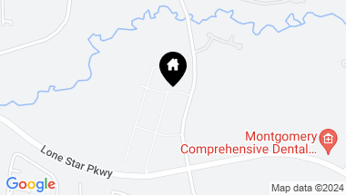 Map of 166 Dina Lane, Montgomery TX, 77356