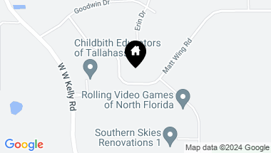 Map of 3713 MATT WING Road, TALLAHASSEE FL, 32311