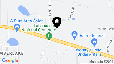 Map of 5038 Apalachee Parkway Parkway, TALLAHASSEE FL, 32311