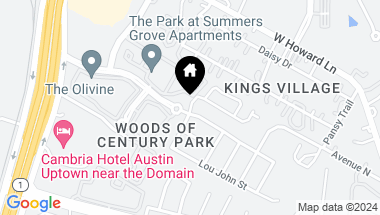 Map of 2632 Century Park BLVD # 78, Austin TX, 78727