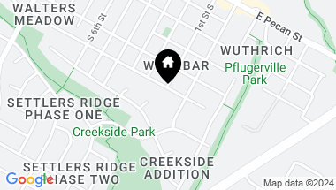 Map of 101 E Walter Ave, Pflugerville TX, 78660