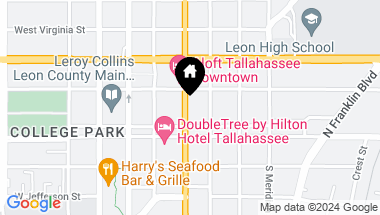 Map of 121 N Monroe Street #5003, TALLAHASSEE FL, 32301