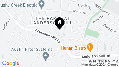 Map of 11000 Anderson Mill RD # 63, Austin TX, 78750