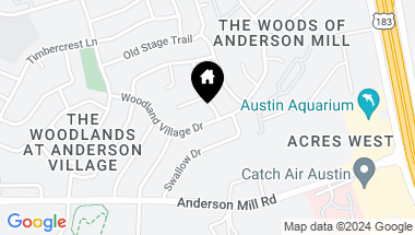 Map of 10070 Woodland Village Drive, Austin TX, 78750
