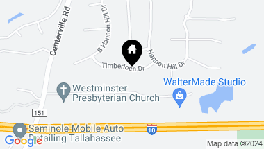 Map of 4537 Timberloch Drive, TALLAHASSEE FL, 32309