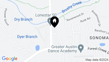 Map of 2500 FOREST CREEK DR # 1501, Round Rock TX, 78665