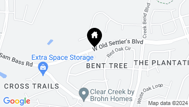 Map of 3105 Bent Tree CV, Round Rock TX, 78681