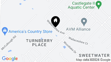 Map of 4118 Wallaceshire Avenue, College Station TX, 77845-7498
