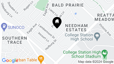 Map of 4003 Noirmont Court, College Station TX, 77845-4376