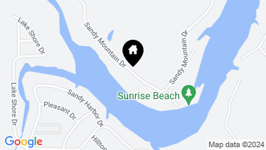 Map of 857 Sandy Mountain Drive, Sunrise Beach TX, 78643
