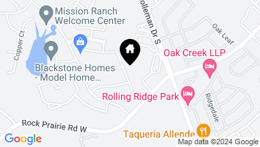 Map of 1939 Cottonwood Terrace Court, College Station TX, 77845