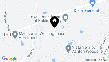 Map of 1020 Vista View DR # 201, Georgetown TX, 78626
