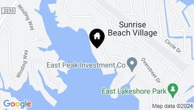 Map of 280 E Lakeshore DR, Sunrise Beach TX, 78643