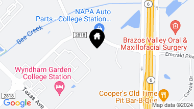Map of 2338 Harvey Mitchell Parkway, College Station TX, 77845