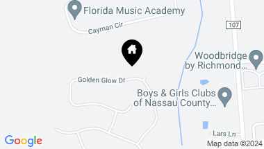 Map of 95170 GOLDEN GLOW Drive, Fernandina Beach FL, 32034