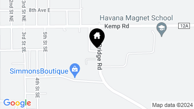 Map of 142 Iron Bridge Road, HAVANA FL, 32333