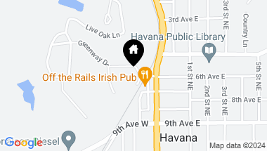 Map of 205 Fairway Drive, HAVANA FL, 32333