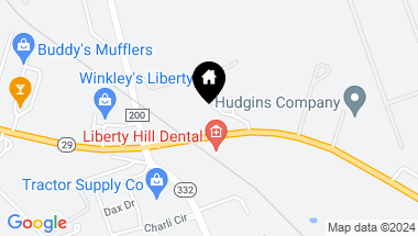 Map of 14852 W State Highway 29, Liberty Hill TX, 78642