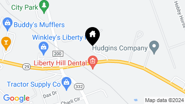 Map of 14852 W State Highway 29, Liberty Hill TX, 78642