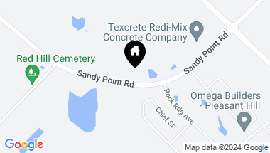 Map of 5290 Sandy Point Road, Bryan TX, 77807