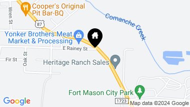 Map of 717 E Rainey, Mason TX, 76856