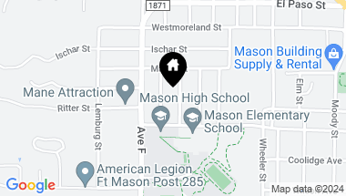 Map of 516 Merrill St, Mason TX, 76856