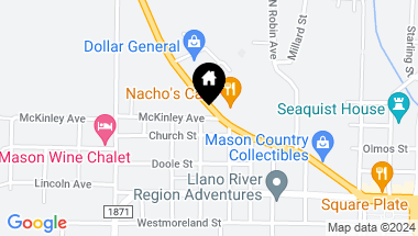 Map of 0 Church St, Mason TX, 76856