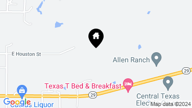 Map of TBD E Houston St, Llano TX, 78643