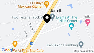 Map of 12700 N Interstate 35 Freeway, Jarrell TX, 76537