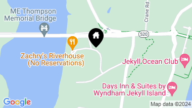 Map of 303 Harbor Road, Jekyll Island GA, 31527